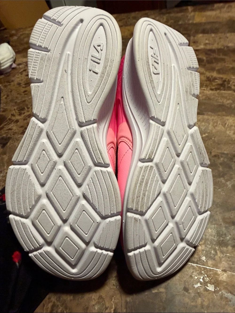 Fila Kids Hot Pink and Light Pink Slip-On Sneakers